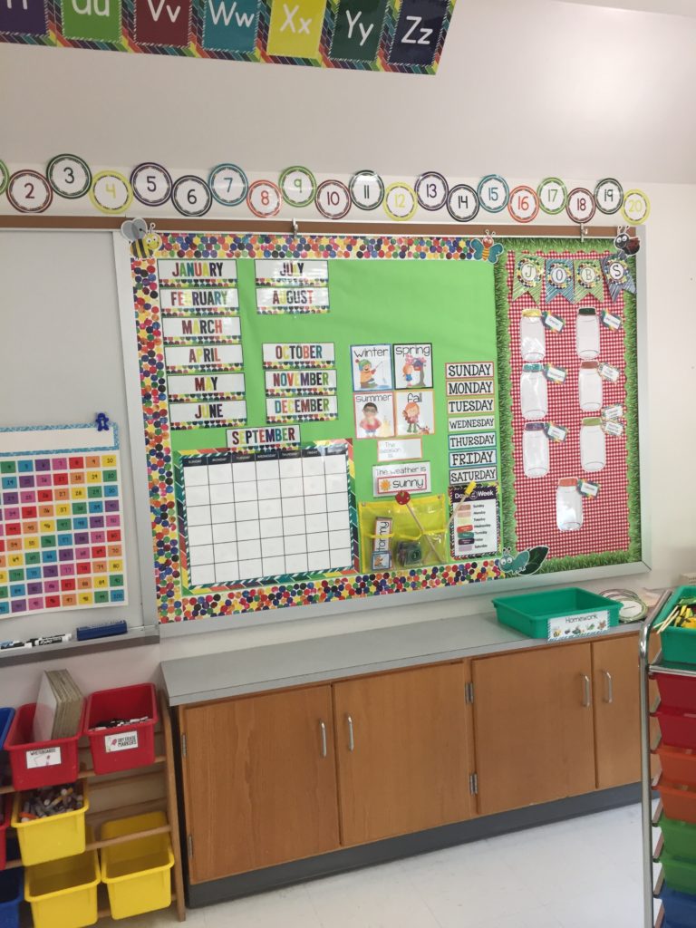 20192021 Kindergarten Classroom Setup Coloring in Cardigans