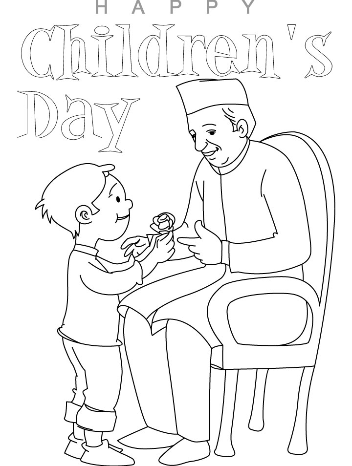 Childrens Day Coloring Pages Coloring Kids Coloring Kids