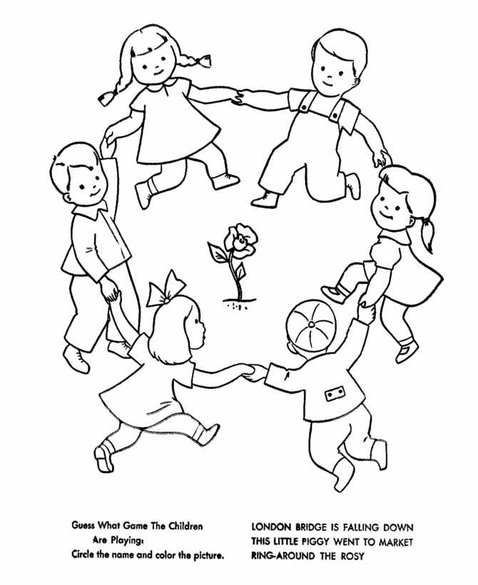Nursery Rhymes Coloring Pages