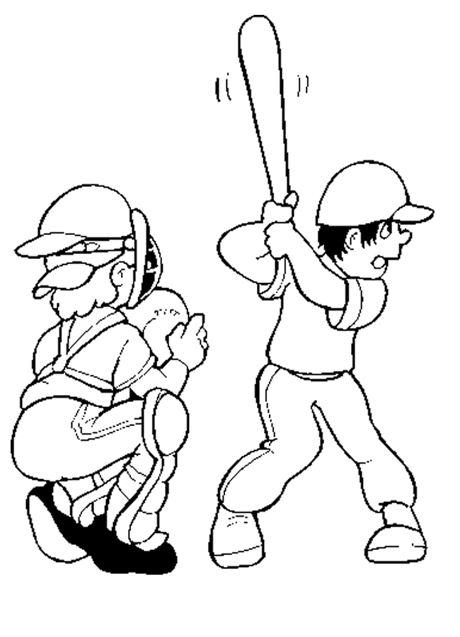 Baseball Coloring Pages Coloring Kids