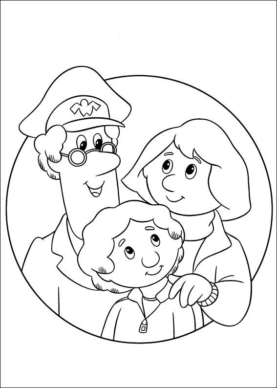 PostmanPatColoringPages5 Coloring Kids Coloring Kids