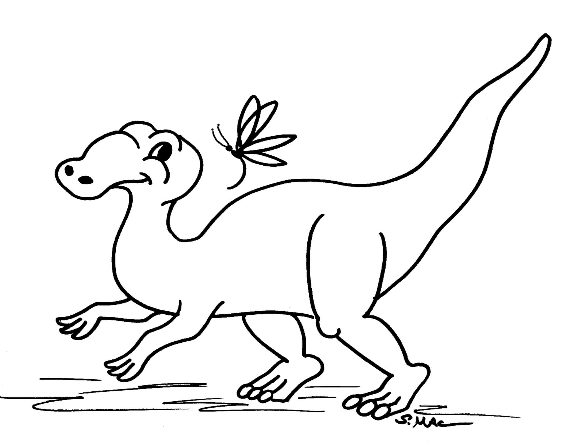 Three horn Dinosaurs coloring page Download, Print or Color Online