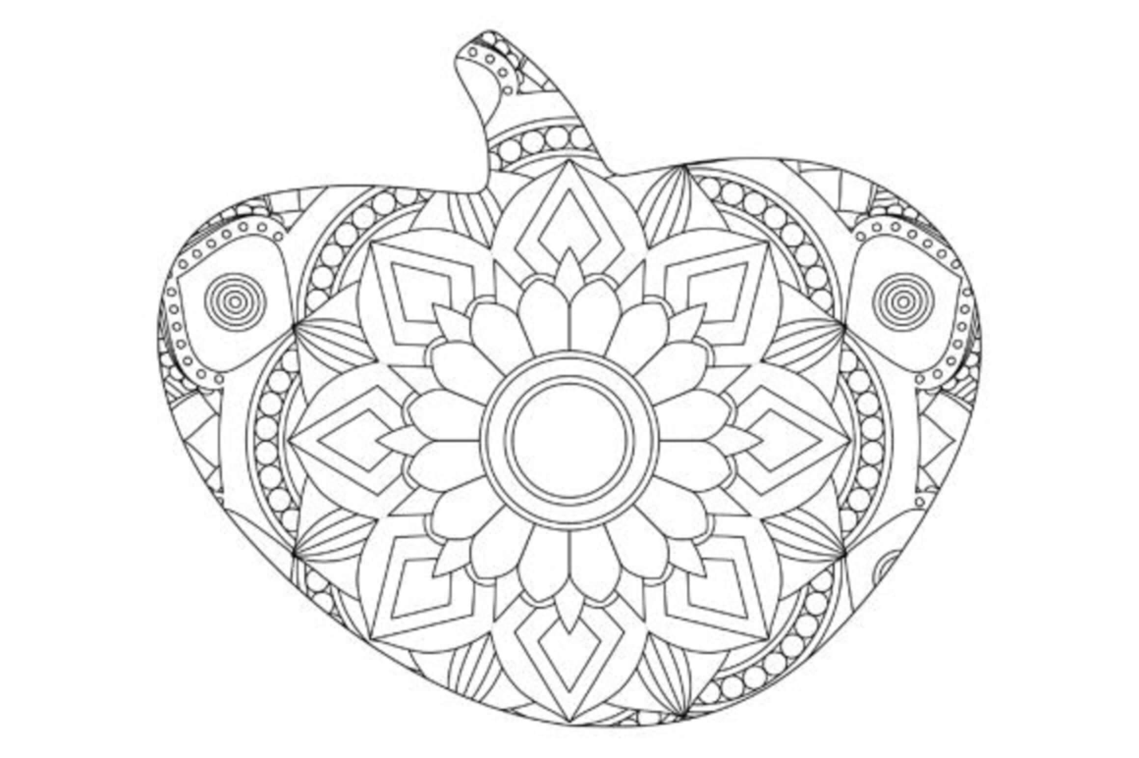 Nice Hallowene Mandala coloring page Download, Print or Color Online