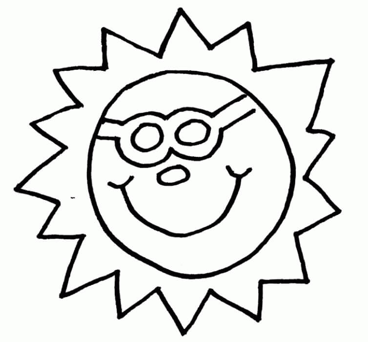 Drawing Sun coloring page Download, Print or Color Online for Free
