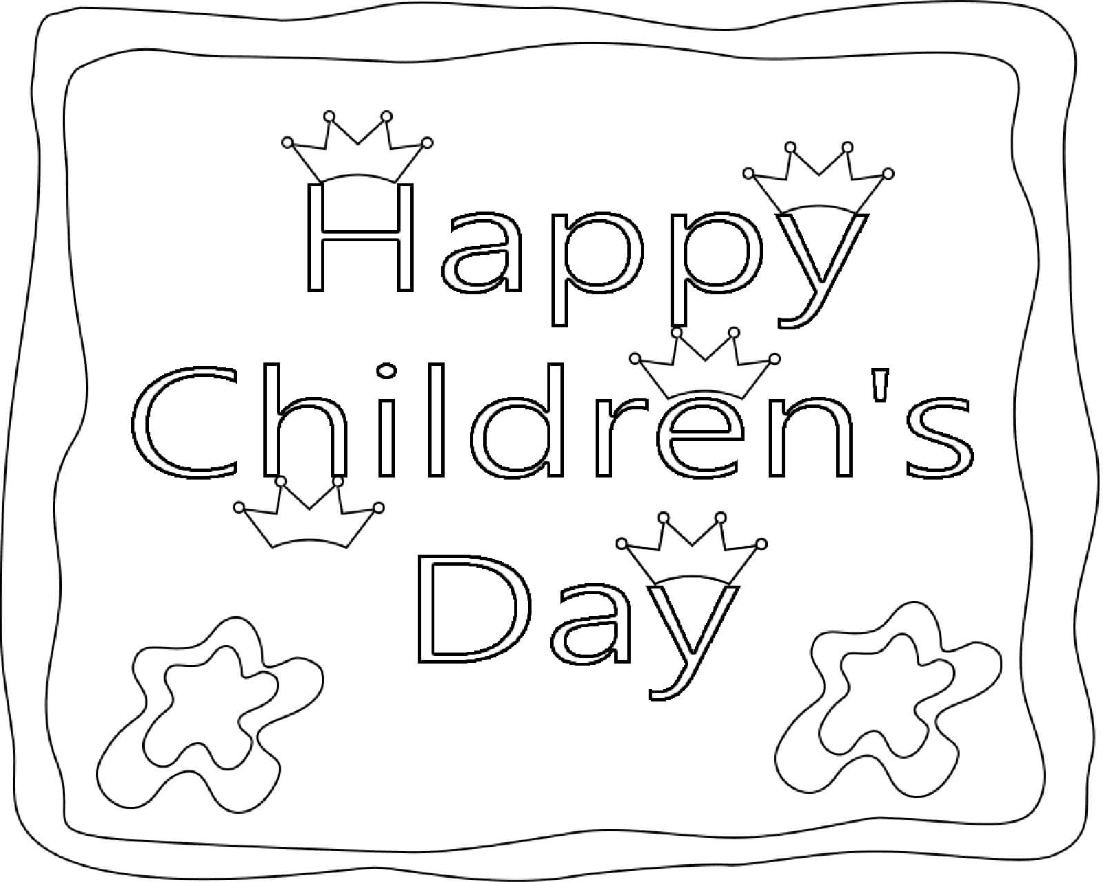 Children’s Day coloring pages ColoringLib