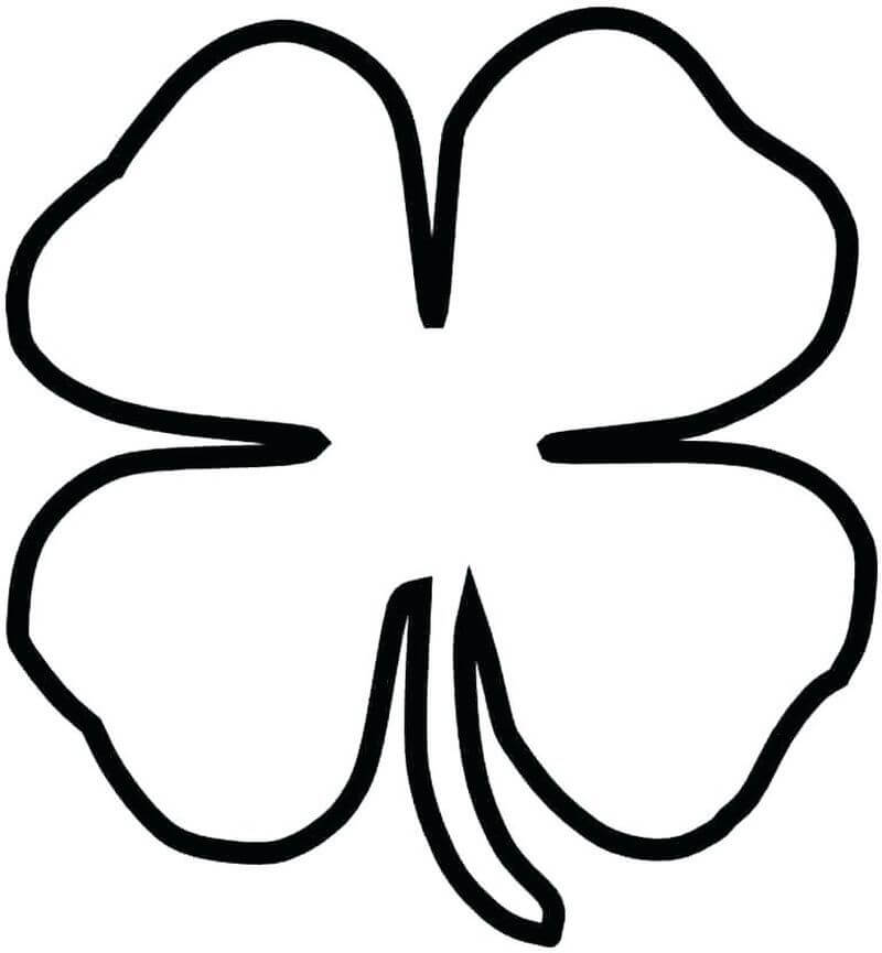 Shamrock coloring pages ColoringLib