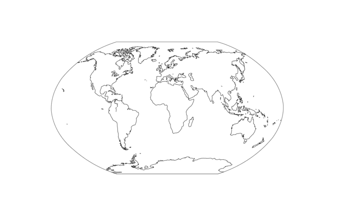 Blank World Map Picture coloring page - Download, Print or Color Online