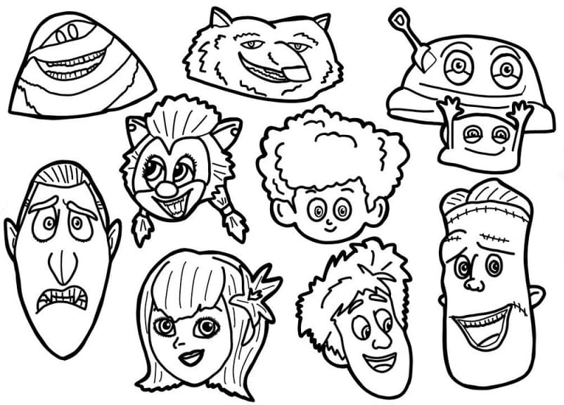 Hotel Transylvania coloring pages ColoringLib