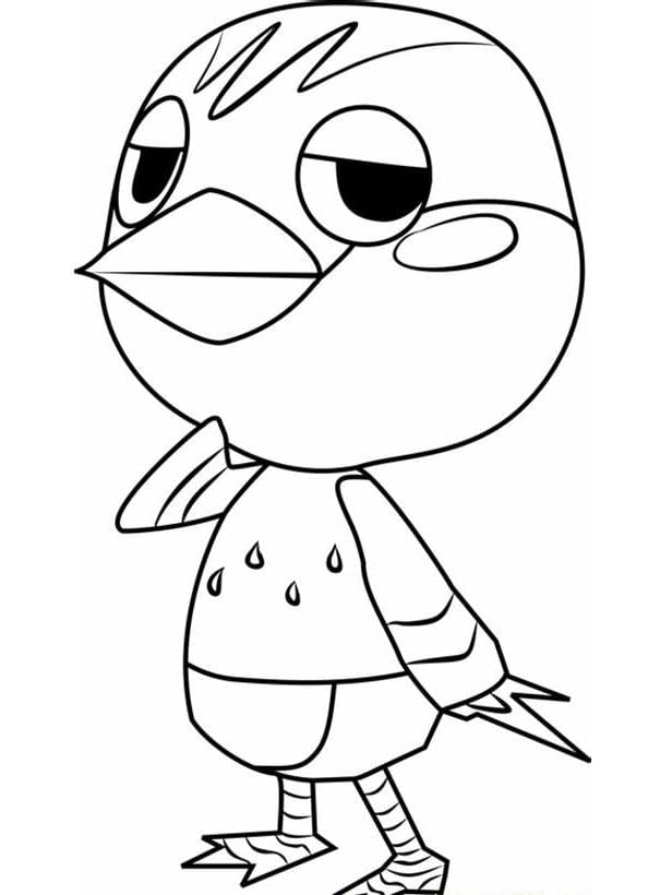 Cute Animal Crossing coloring page Download, Print or Color Online