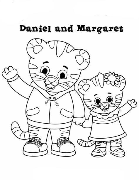 Daniel Tiger coloring page - Download, Print or Color Online for Free