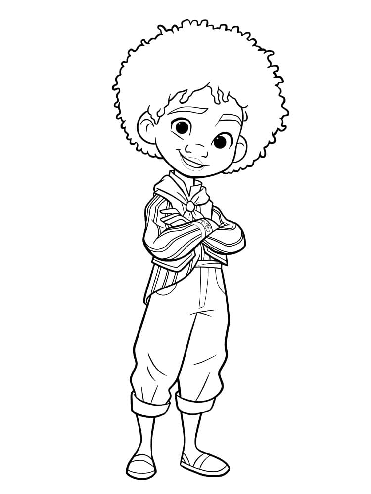 Antonio from Encanto coloring page Download, Print or Color Online
