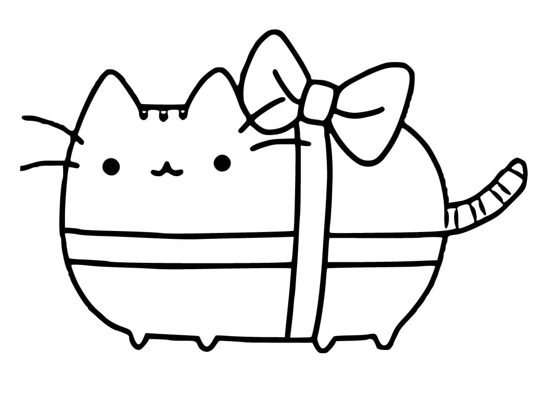 Pusheen coloring pages ColoringLib