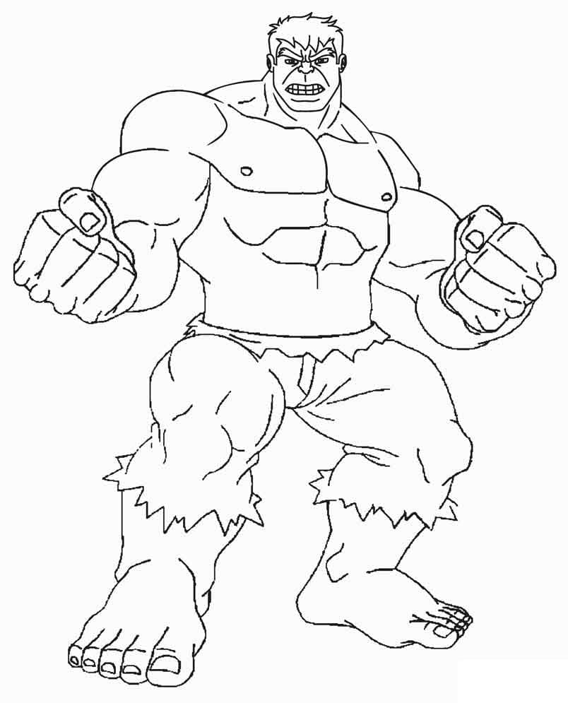 Hulk coloring pages ColoringLib