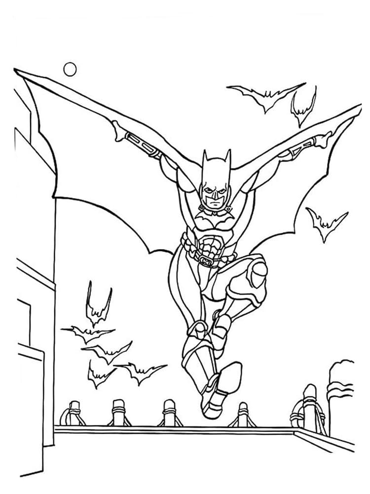 Batman 7 coloring page Download, Print or Color Online for Free