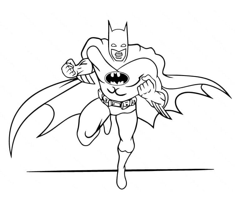 Batman Image coloring page Download, Print or Color Online for Free