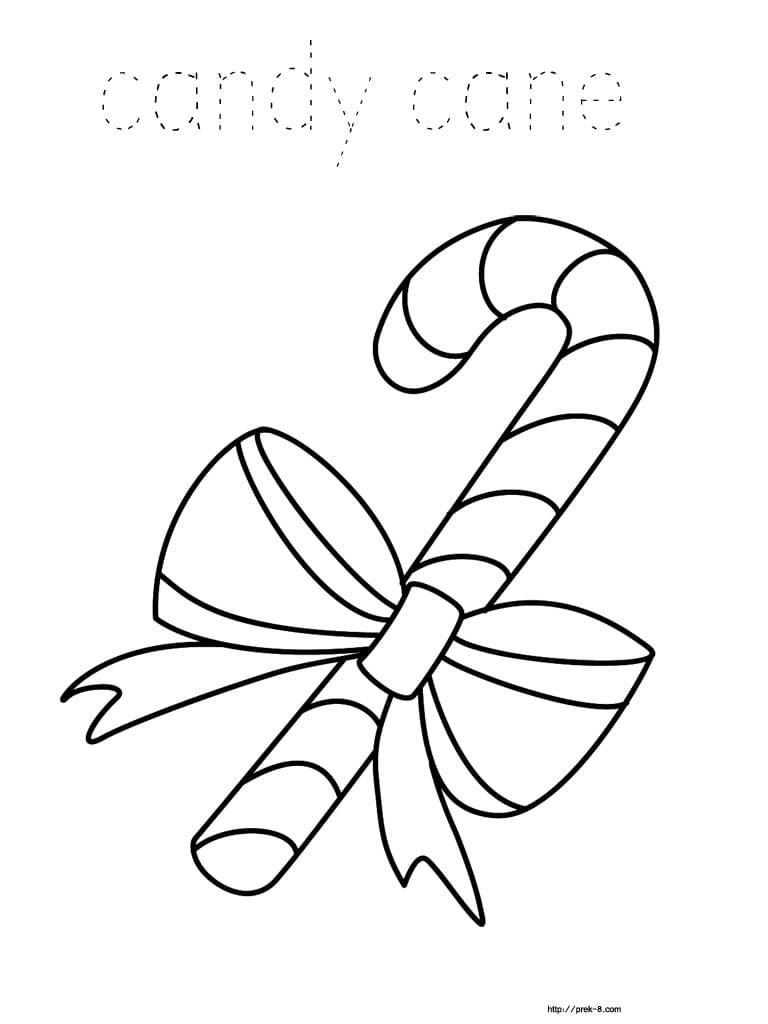 Candy Cane coloring pages ColoringLib