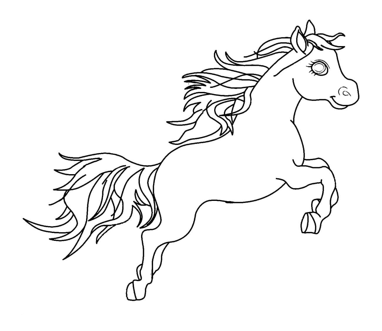 Horse coloring pages ColoringLib