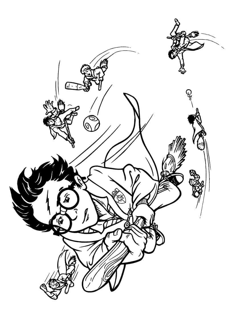 Harry Potter 8 coloring page Download, Print or Color Online for Free