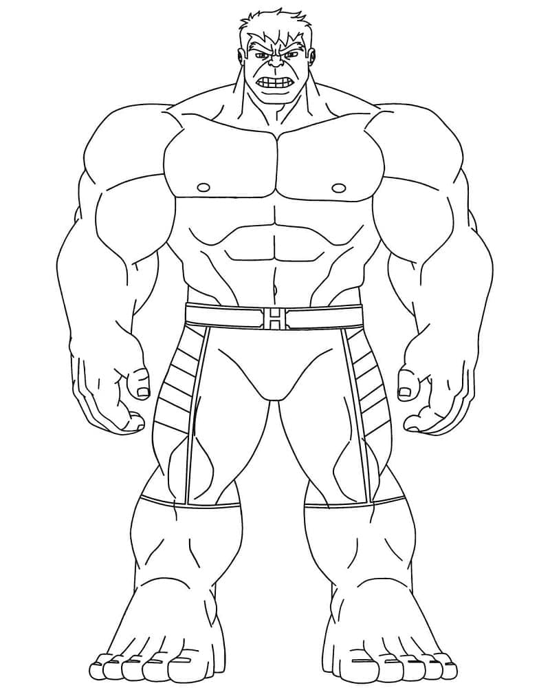 Incredible Hulk Coloring Pages