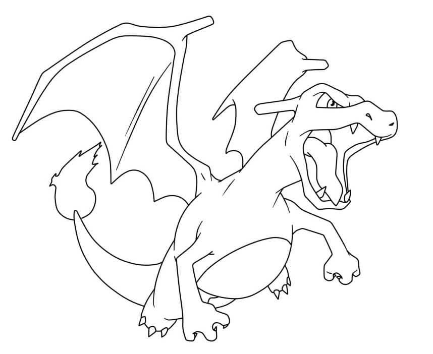 Pokemon Coloring Pages Charizard Coloring Pages