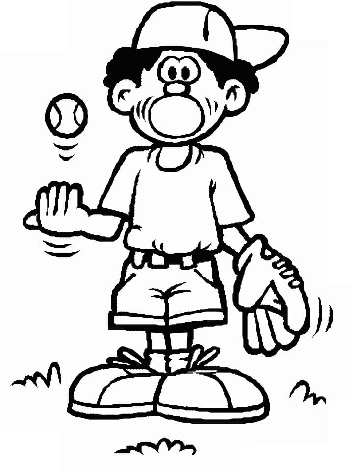 Baseball For Kids coloring page Download, Print or Color Online for Free