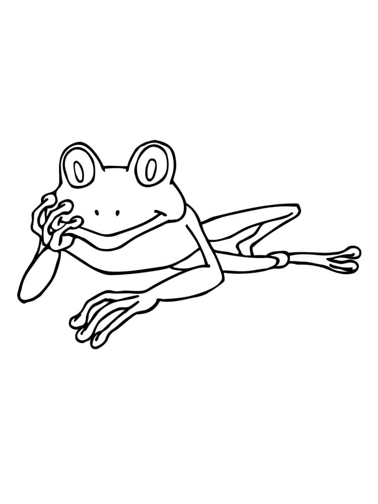 Frog Free coloring page Download, Print or Color Online for Free