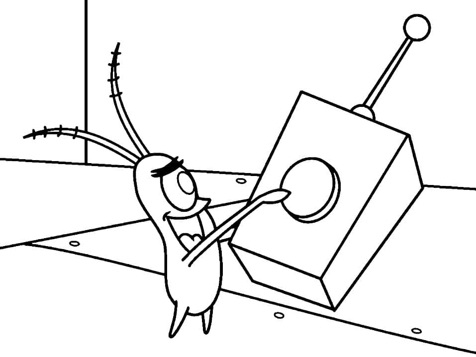 Plankton coloring page Download, Print or Color Online for Free