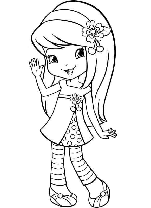 Cherry Jam from Strawberry Shortcake coloring page Download, Print or