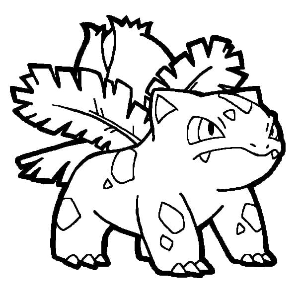 Ivysaur Pokemon coloring page Download, Print or Color Online for Free