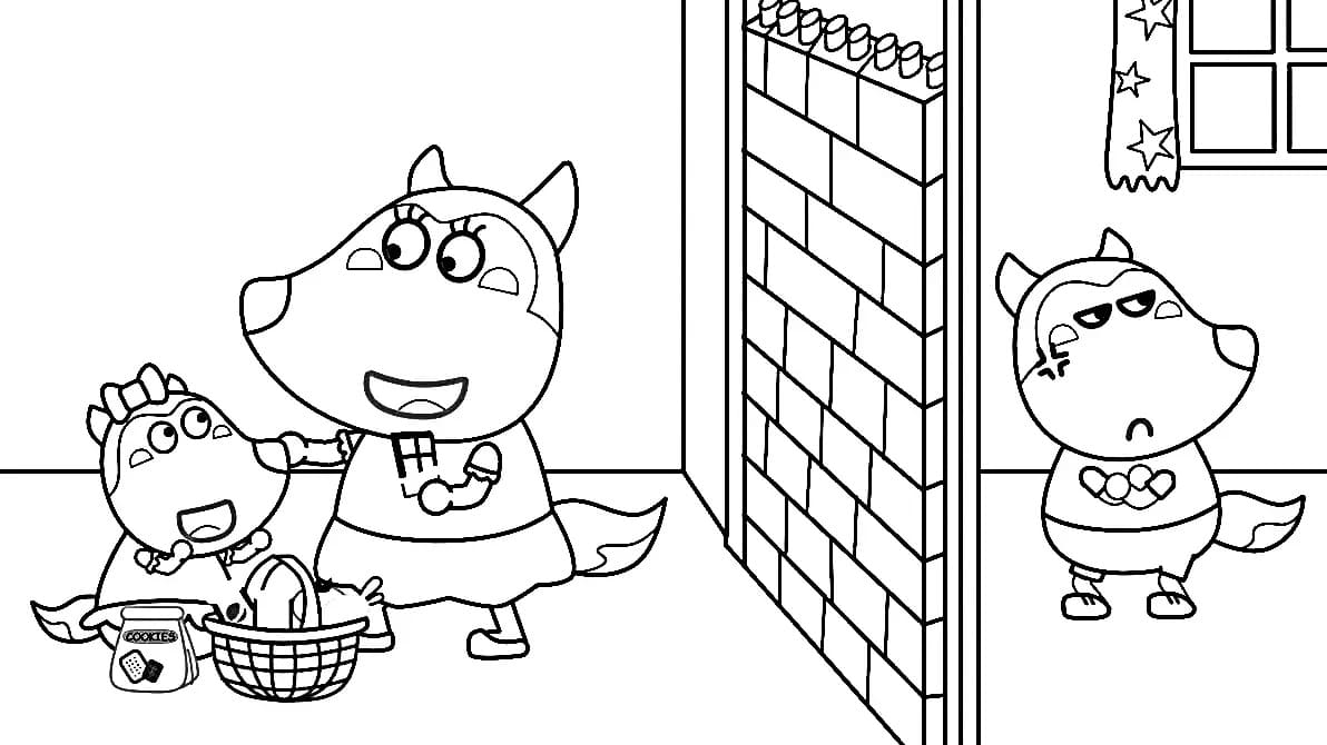 Wolfoo coloring pages - ColoringLib
