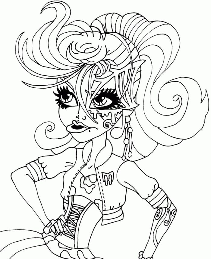 Monster High coloring pages ColoringLib