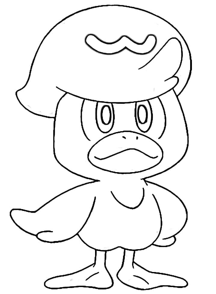 Quaxly Pokemon coloring page Download, Print or Color Online for Free