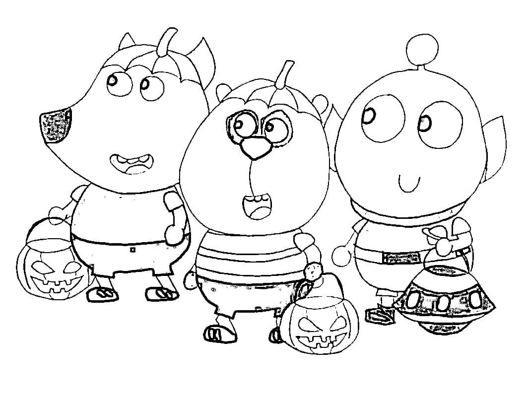 Wolfoo coloring pages ColoringLib