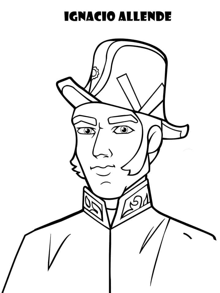 Ignacio Allende coloring page Download, Print or Color Online for Free