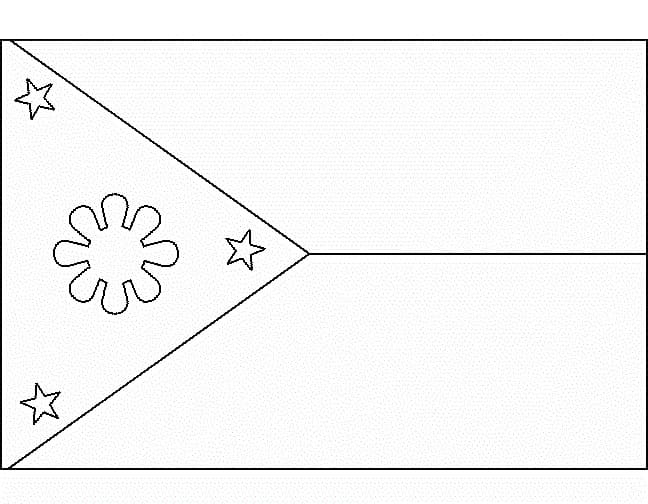 Philippines Flag coloring page - Download, Print or Color Online for Free
