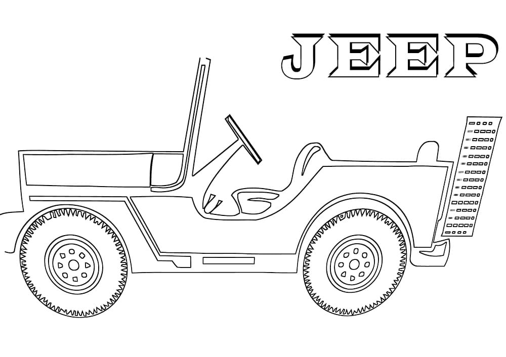 Jeep coloring pages ColoringLib