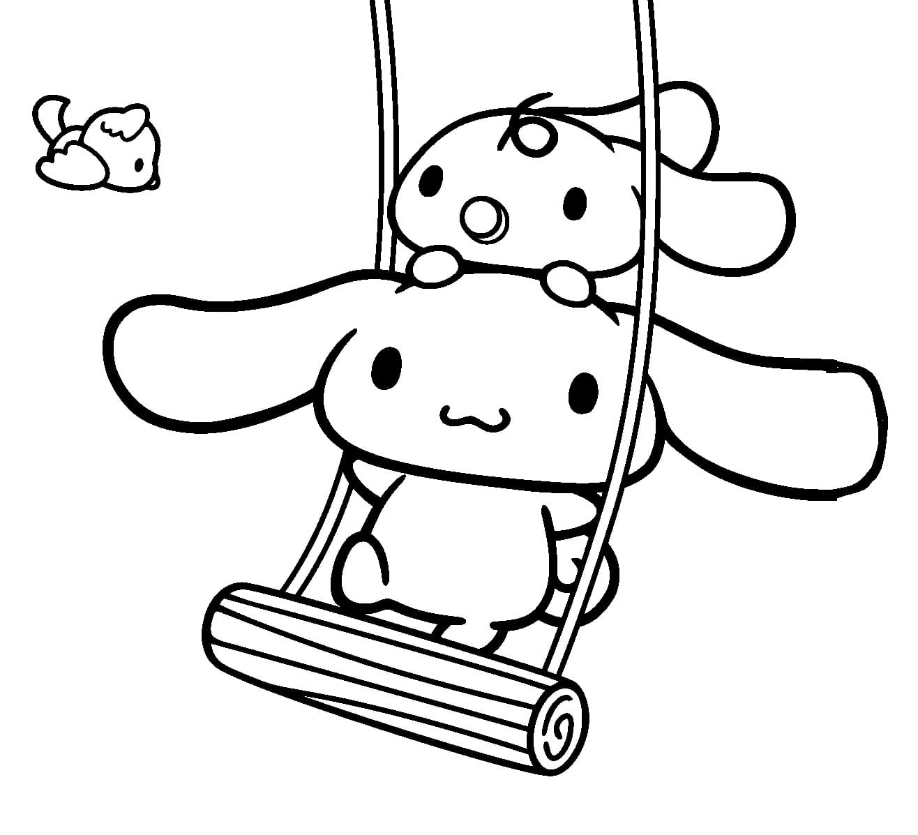 Cinnamoroll coloring pages ColoringLib