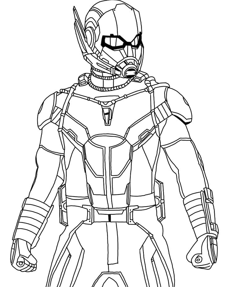 Cool Ant Man coloring page Download, Print or Color Online for Free
