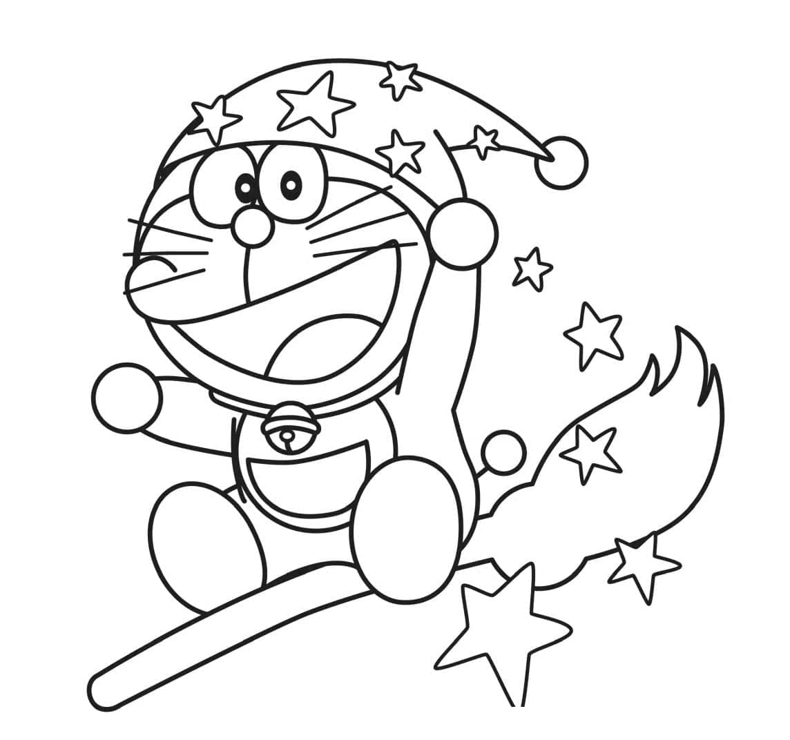 Doraemon the Wizard coloring page Download, Print or Color Online for