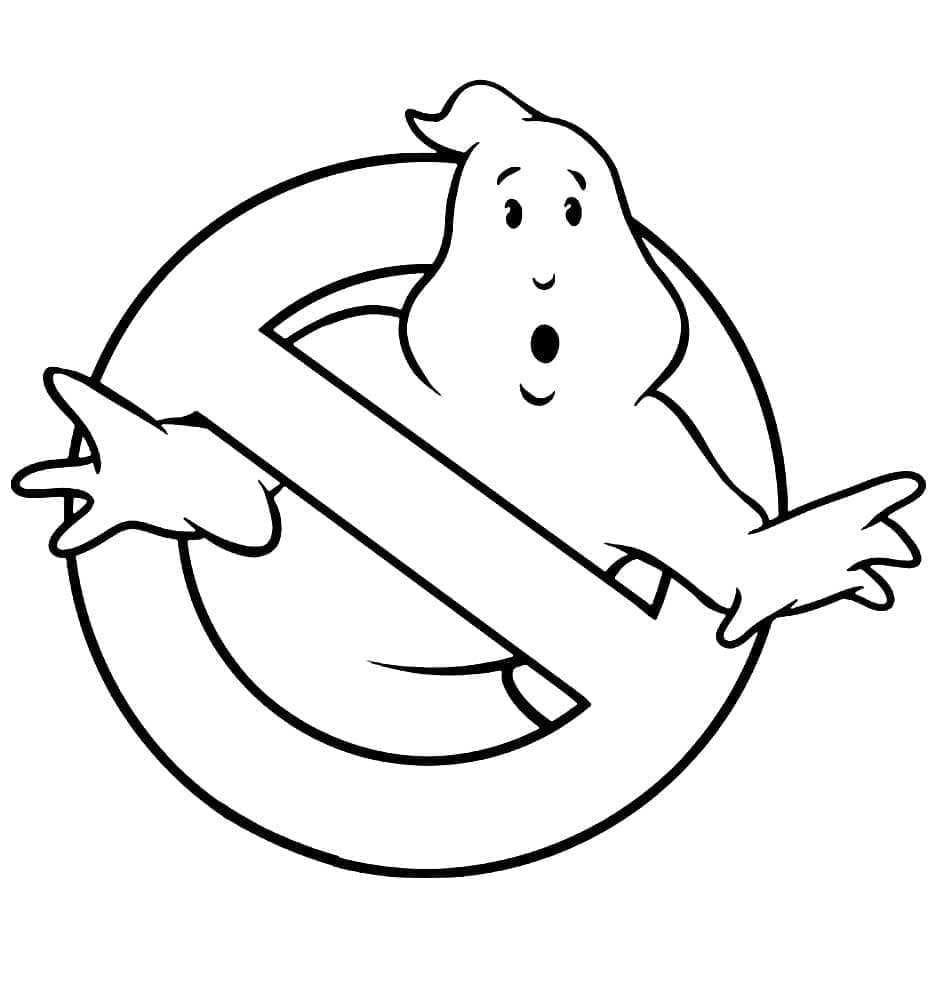 Ghostbusters Logo coloring page Download, Print or Color Online for Free