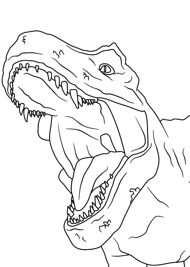 Jurassic World Image coloring page Download, Print or Color Online