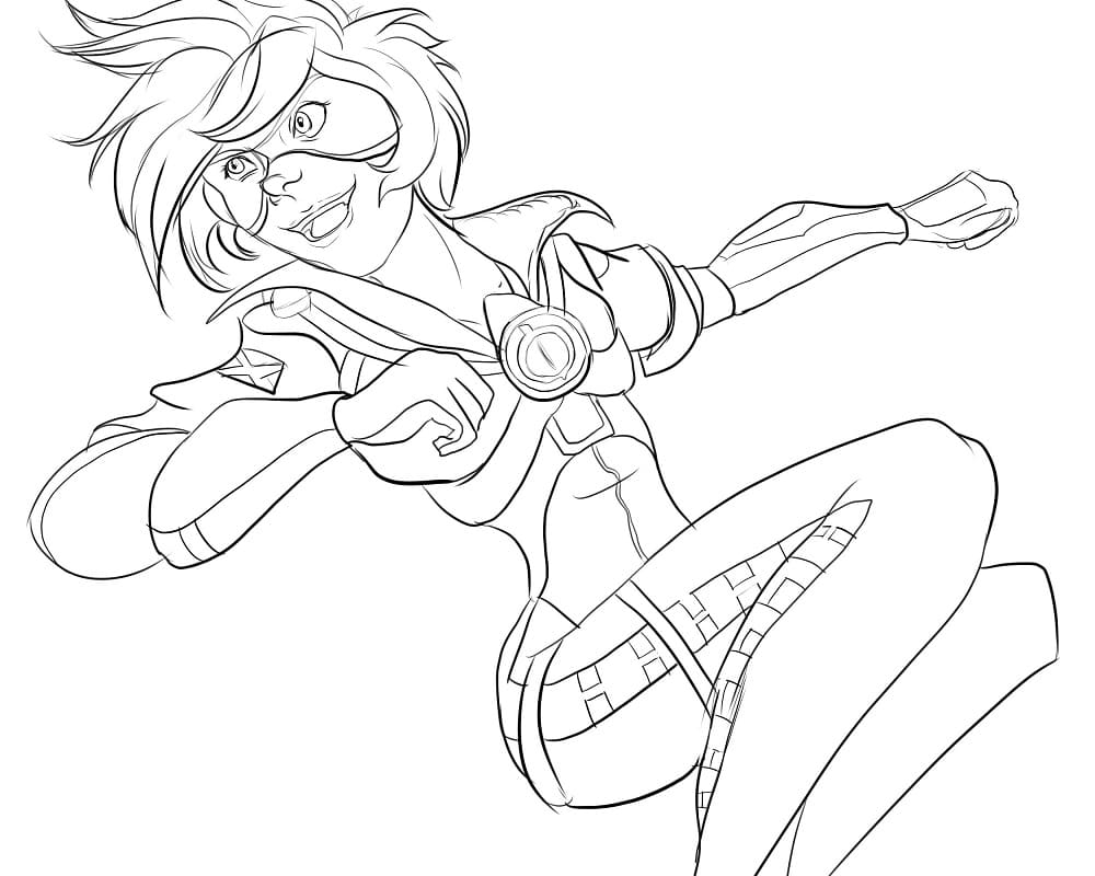 Printable Tracer coloring page Download, Print or Color Online for Free