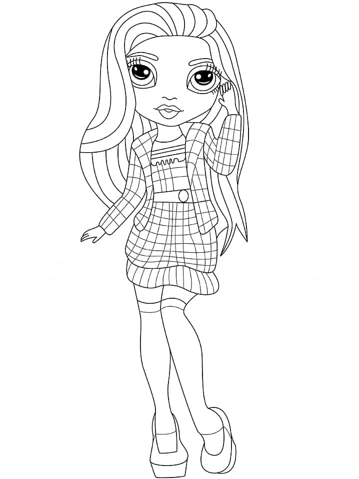Rainbow High Sheryl Meyer coloring page Download, Print or Color