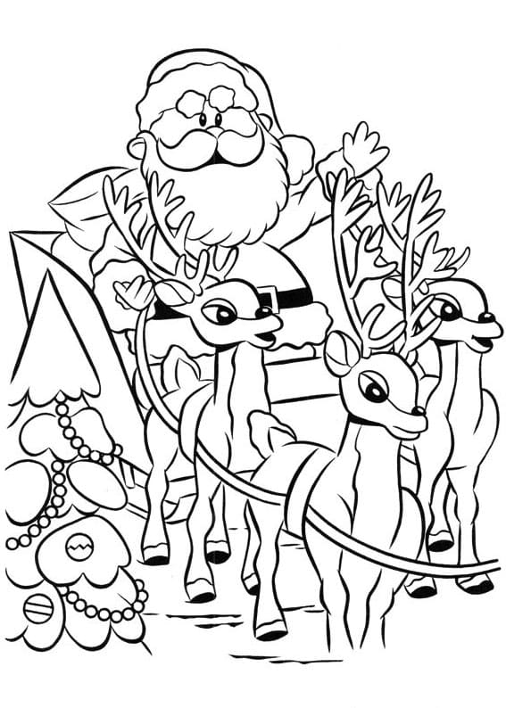 Rudolph Characters coloring page - Download, Print or Color Online for Free