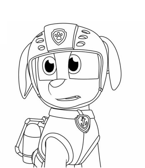 Surprised Zuma coloring page Download, Print or Color Online for Free