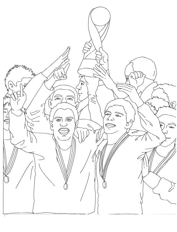 World Cup Image coloring page Download, Print or Color Online for Free