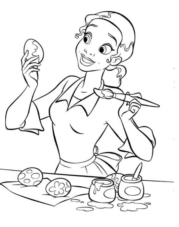 Tiana’s Creative Process coloring page Download, Print or Color