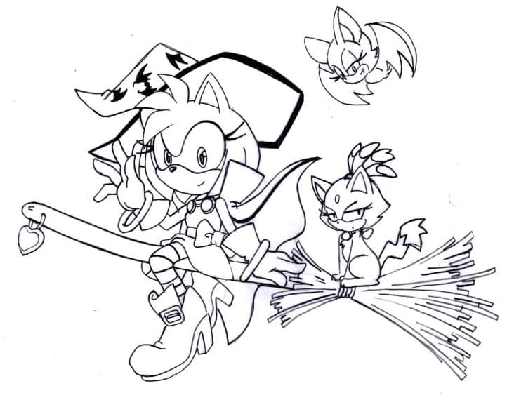 Rouge The Bat Coloring Pages To Print