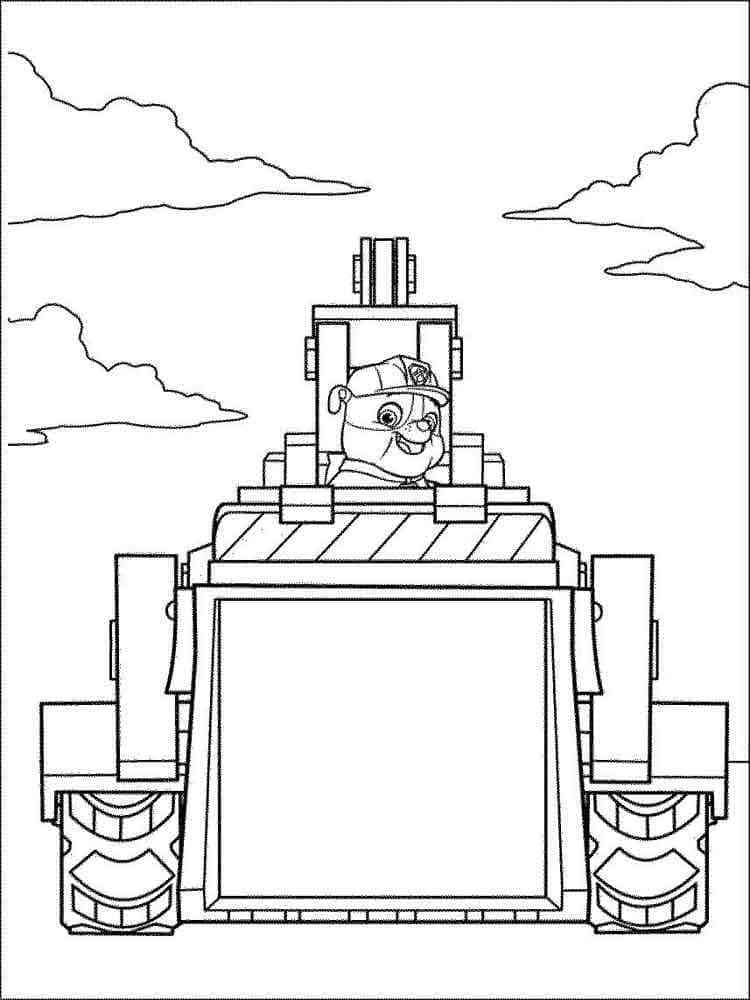 Cute Rubble coloring page - Download, Print or Color Online for Free