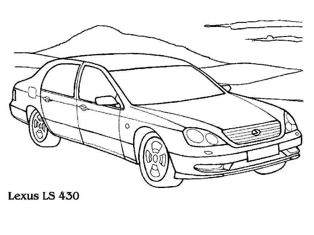 Lexus coloring pages ColoringLib